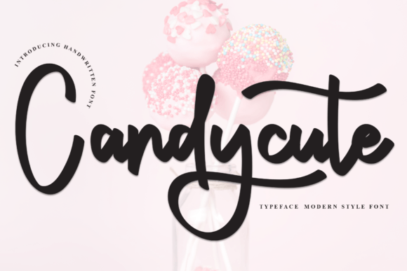 Candycute: A Sweet and Friendly Handwritten Font for Creative Projects
