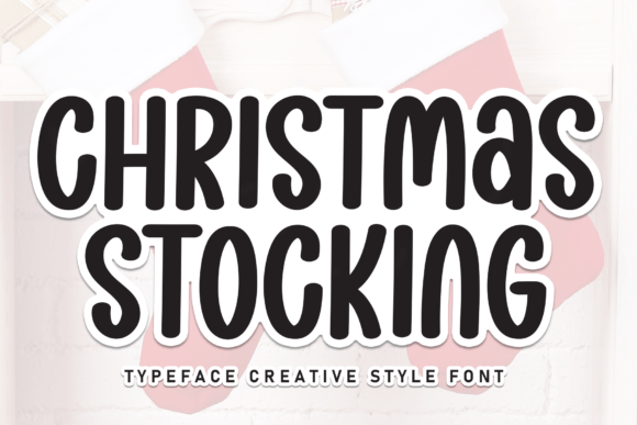 Christmas Stocking: A Handwritten Font for Heartfelt Designs