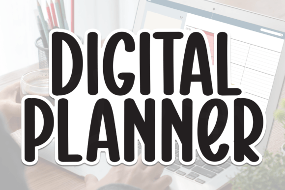 Digital Planner: A Sweet Handwritten Font for Creative Projects