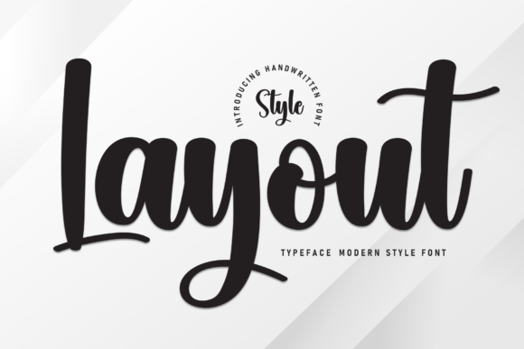 Layout: A Handwritten Font That Brings Warmth to Any Design