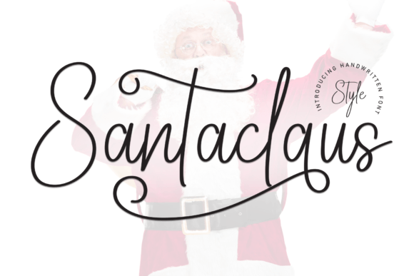 Santaclaus: The Handwritten Font That Feels Like a Warm Welcome