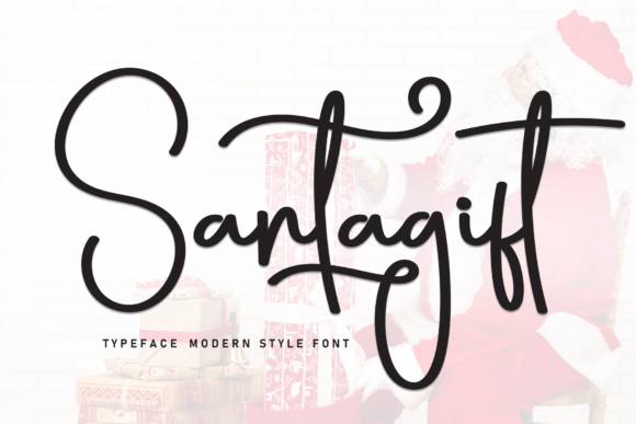 Santagift: A Sweet and Friendly Handwritten Font